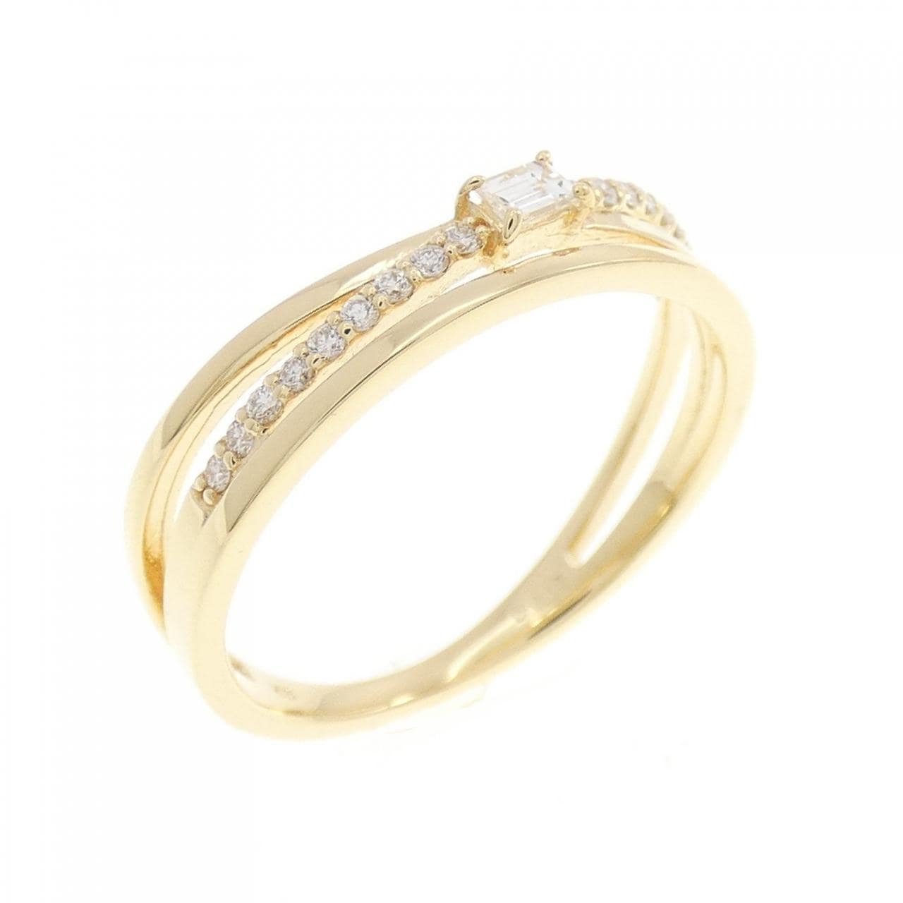 【新品】K18YG ダイヤモンド リング 0.15CT