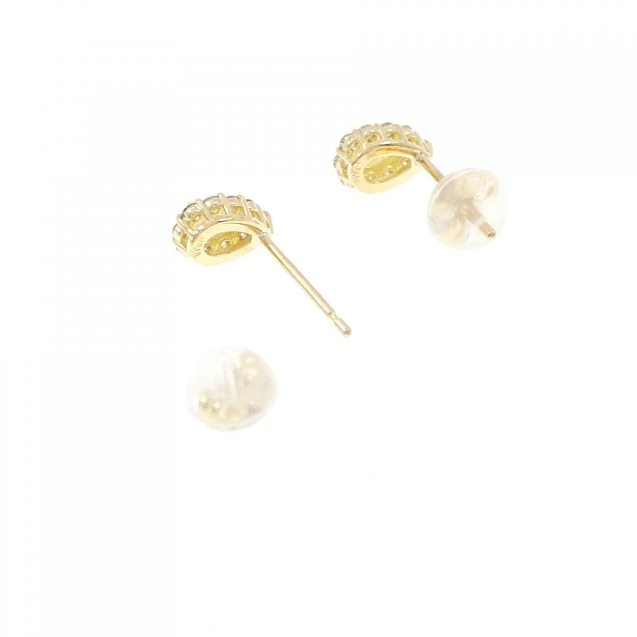 【新品】K18YG ダイヤモンド ピアス 0.36CT