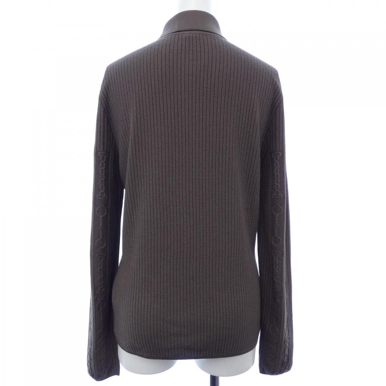 エルメス HERMES シャツカーディガン EFFET KALEIDOSCOPE 4H2729DG カーディガン