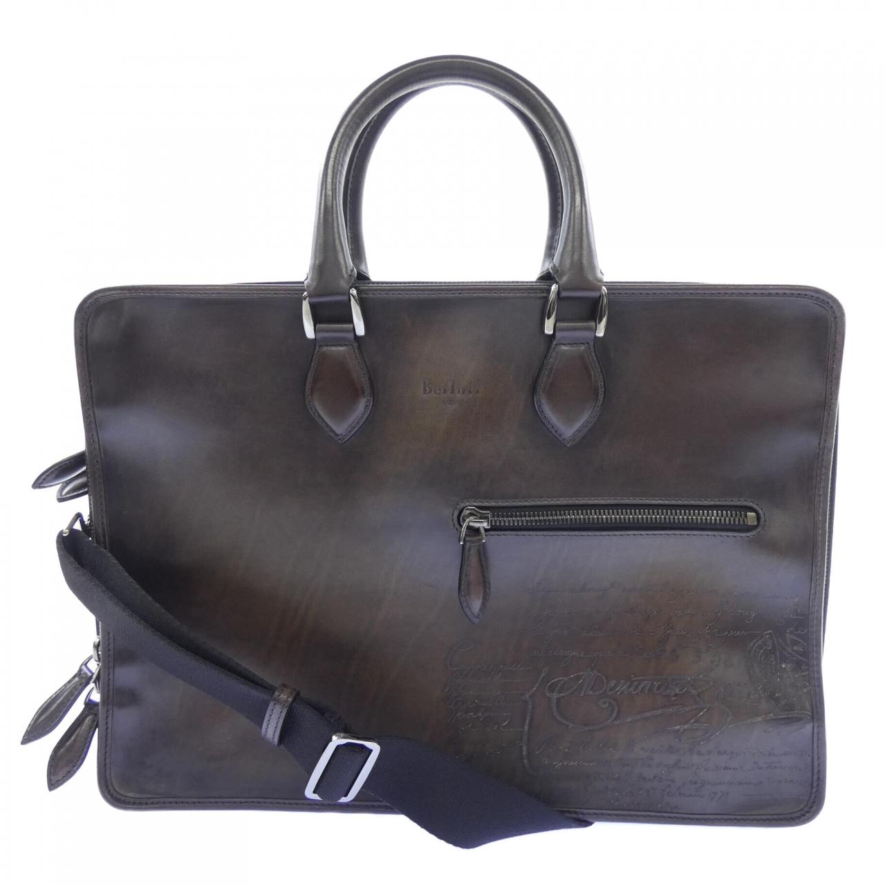 ベルルッティ Berluti ドゥジュールスクリットレザーブリーフケース BAG