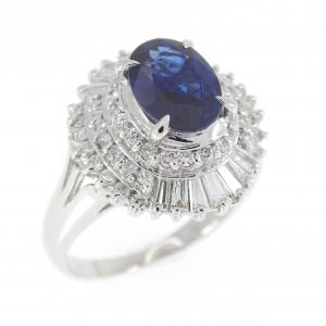 PT900 サファイヤ リング 1.15CT