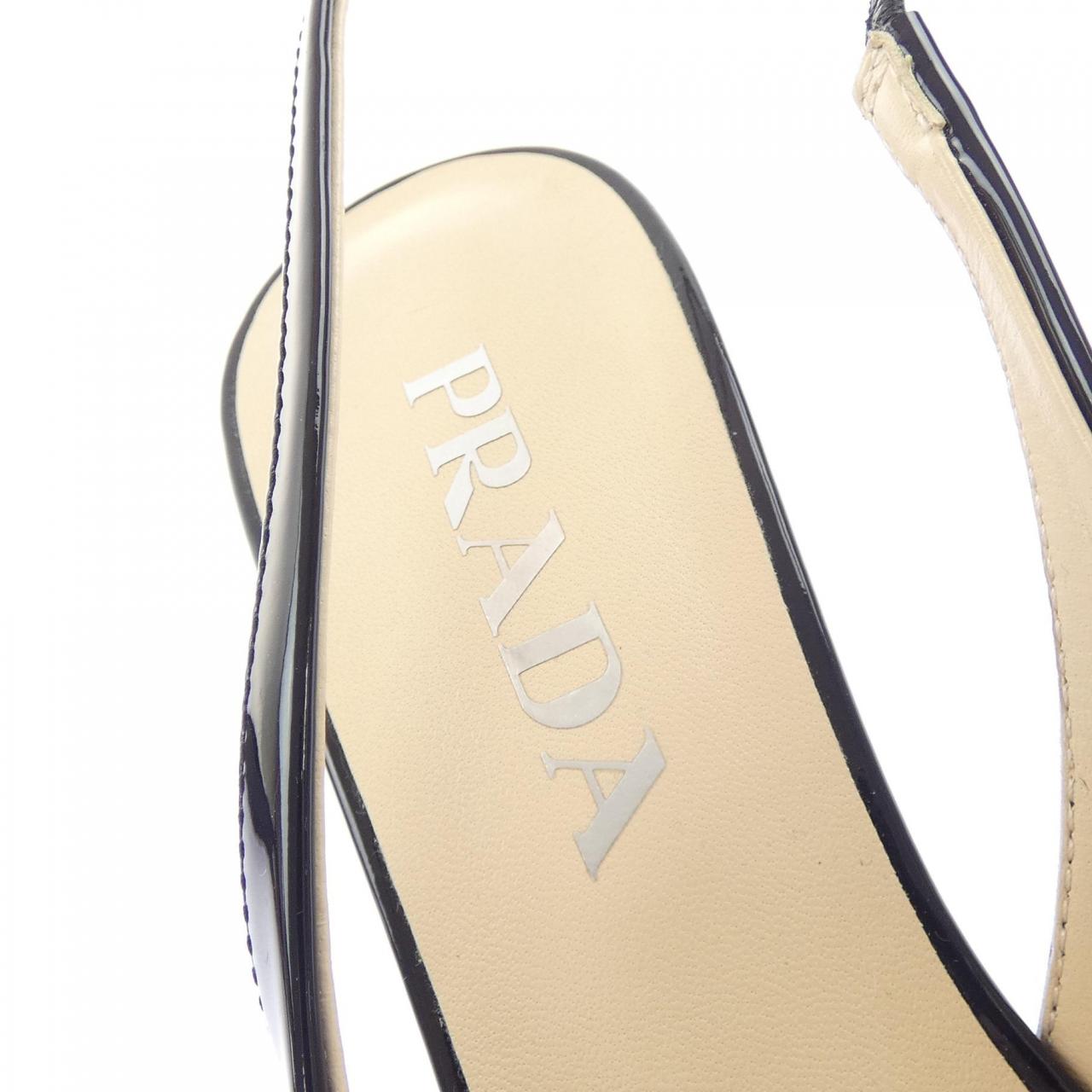 プラダ PRADA トライアングルロゴ スリングバック 1I174N パンプス