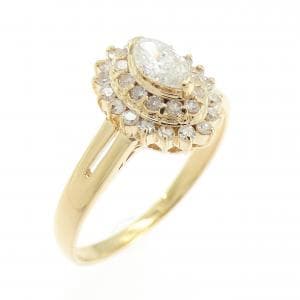 K18YG ダイヤモンド リング 0.33CT