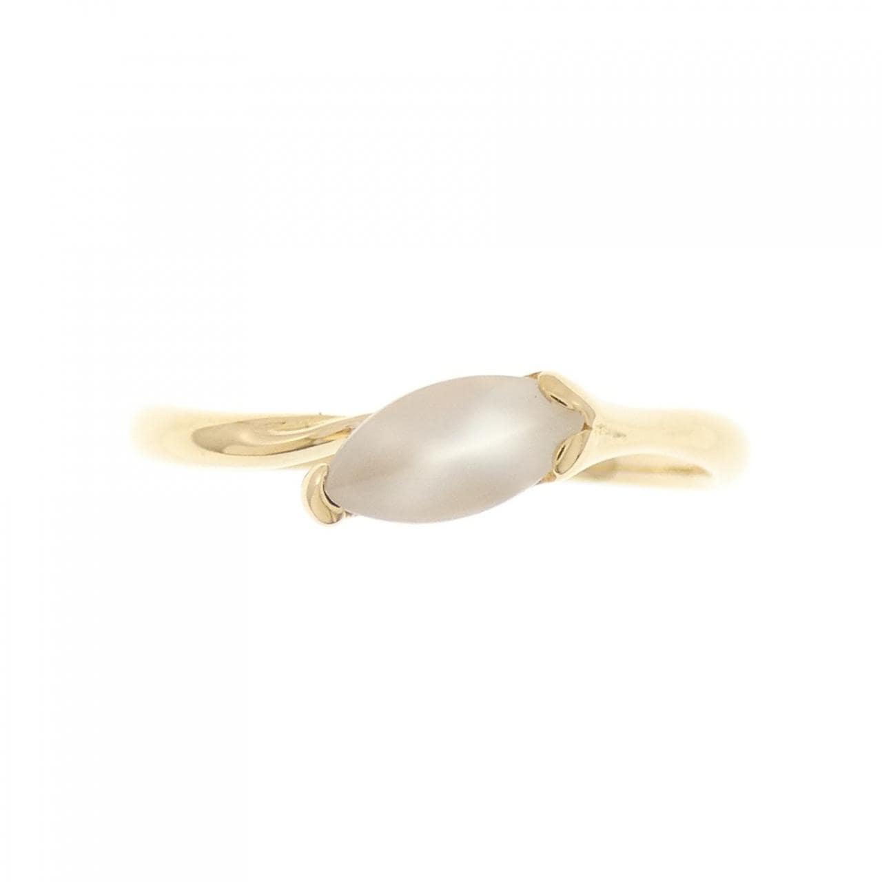 K18YG ムーンストーン リング