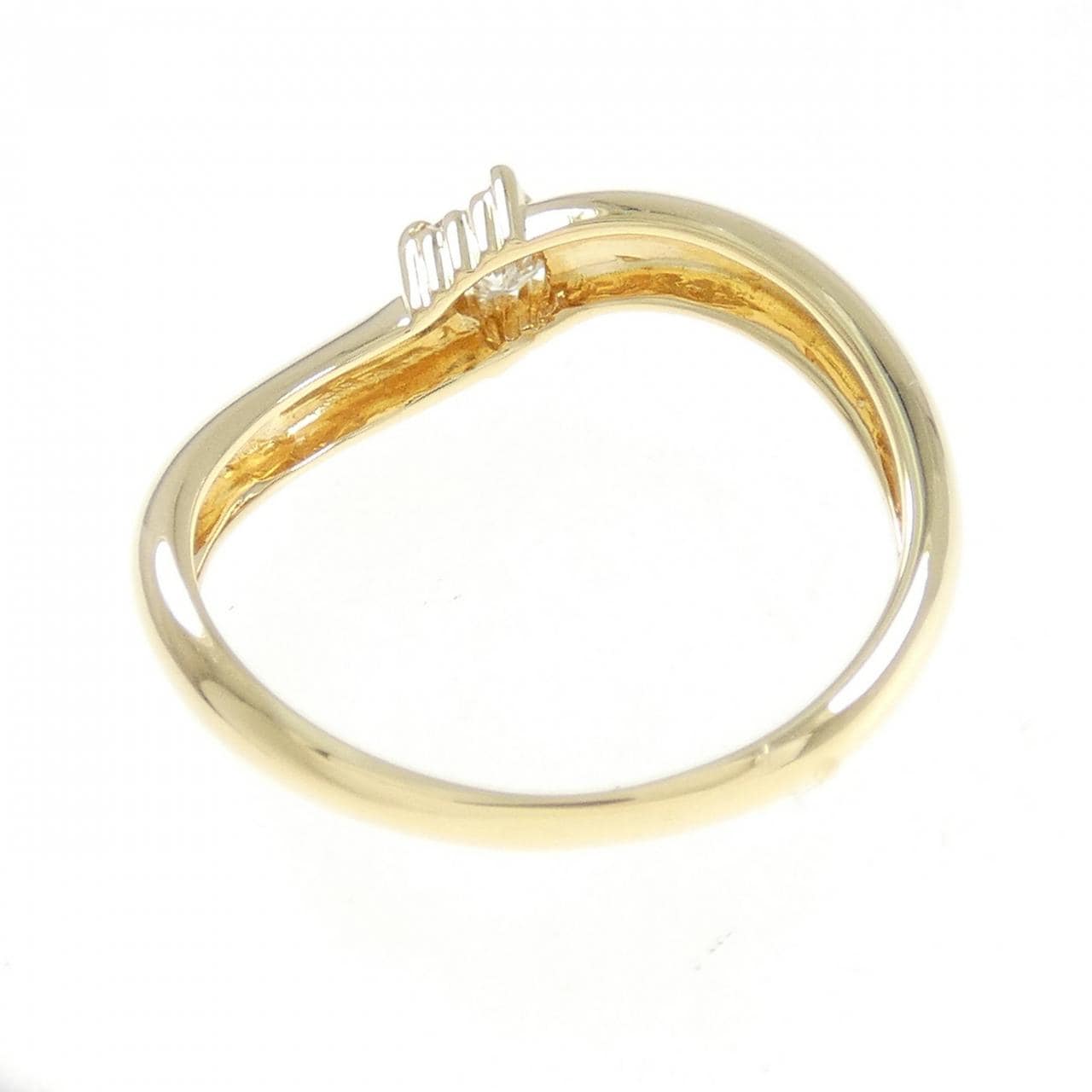 K18YG ダイヤモンド リング 0.16CT