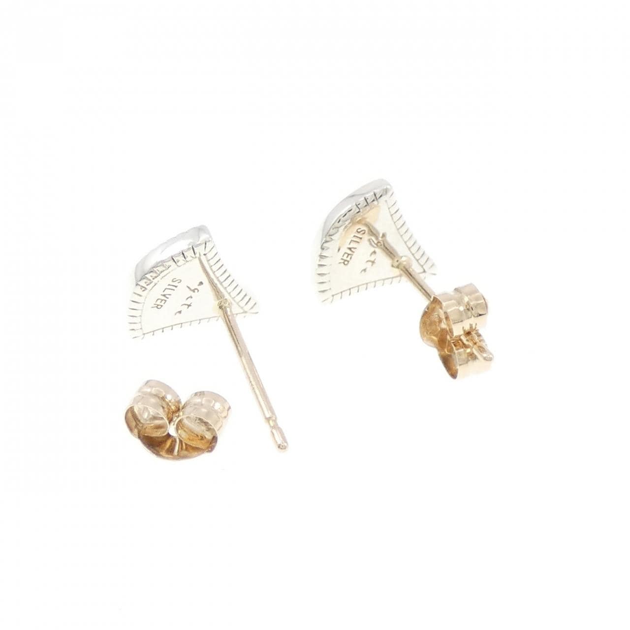 アガット カラーストーン ピアス