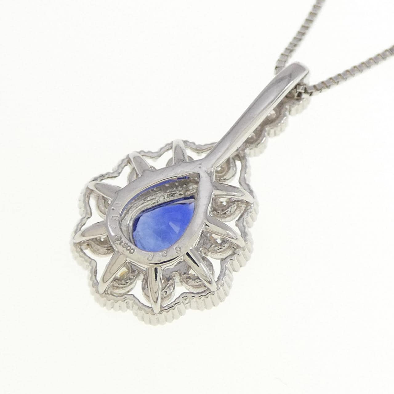 PT Sapphire Necklace 0.61CT