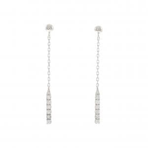 K18WG ダイヤモンド ピアス 0.20CT