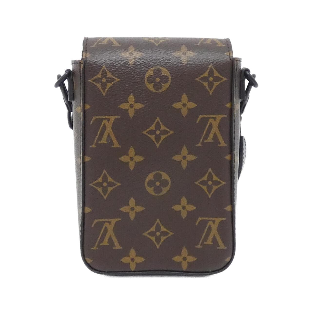 ルイヴィトン モノグラム マカサー Sロック ヴェルティカル ウエアラブル ウォレット M82535 ショルダーバッグ