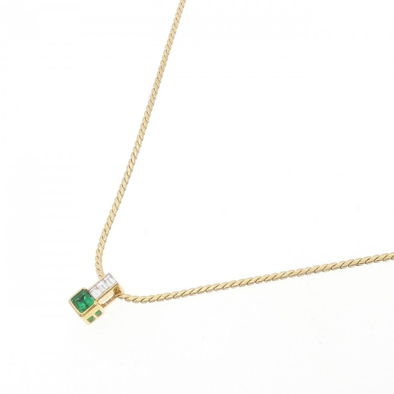 ミキモト エメラルド ネックレス 0.33CT