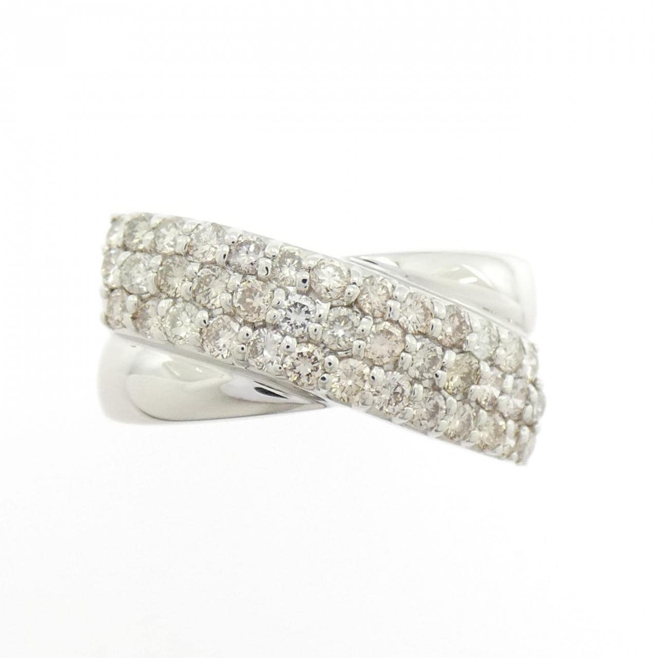 PT900 パヴェ ダイヤモンド リング 1.00CT