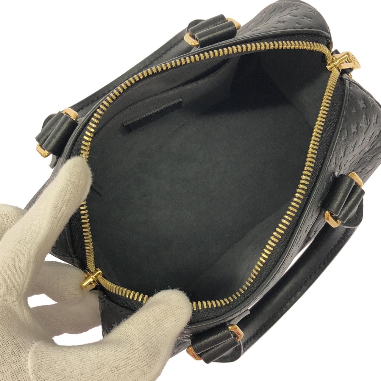 ルイヴィトン ナノグラム スピーディ バンドリエール 20cm M22595 ボストンバッグ