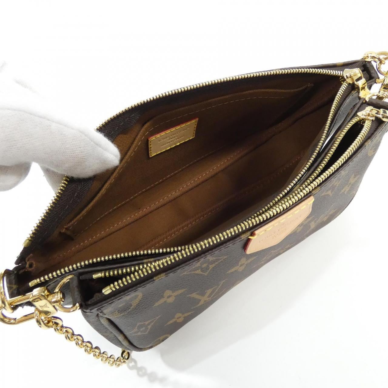 ルイヴィトン モノグラム ミュルティ ポシェット アクセソワール M44813 ショルダーバッグ