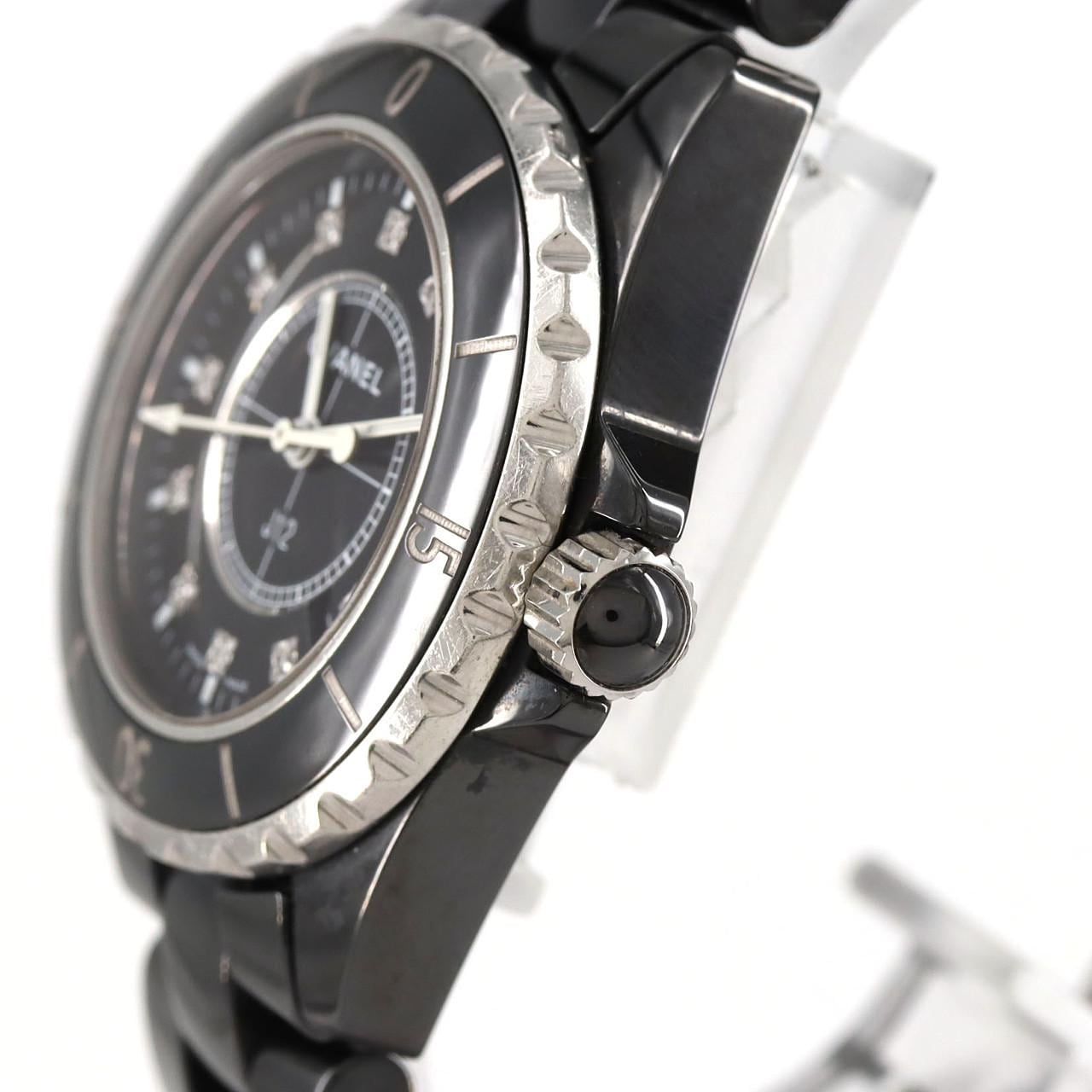 【ノーメンテナンス還元価格】シャネル J12 33mmセラミック･12P H1625 セラミック クォーツ