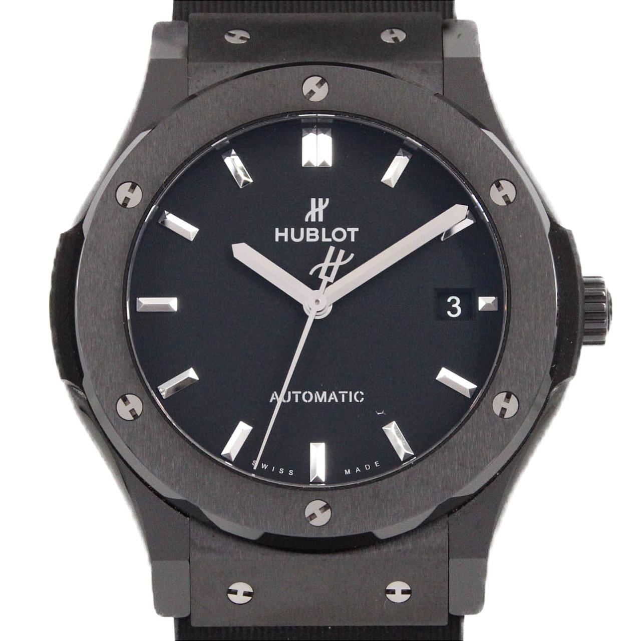 ウブロ クラシックフュージョンブラックマジック 511.CM.1171.RX セラミック 自動巻