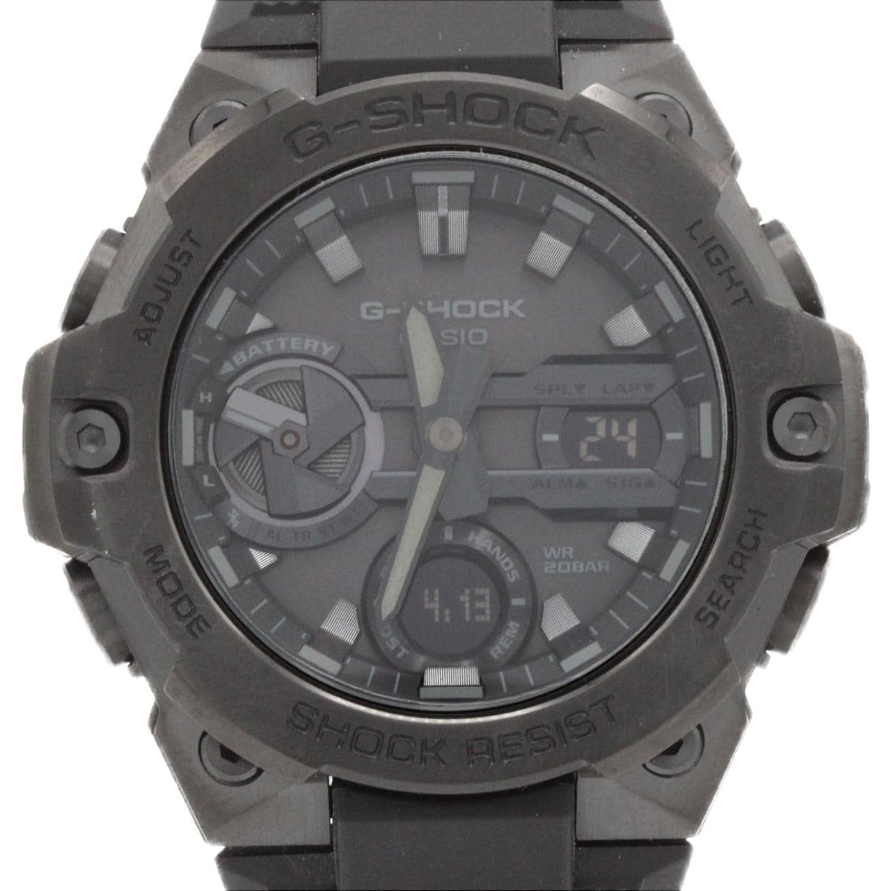 カシオ G-SHOCK･Gスチール GST-B400BB-1AJF SS ソーラークォーツ