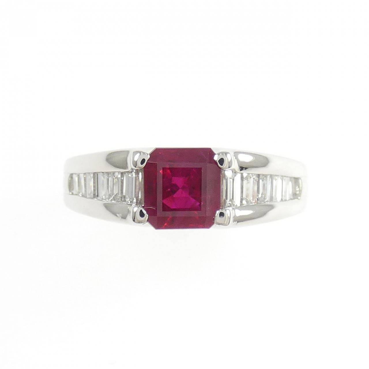 PT900 ルビー リング 1.485CT