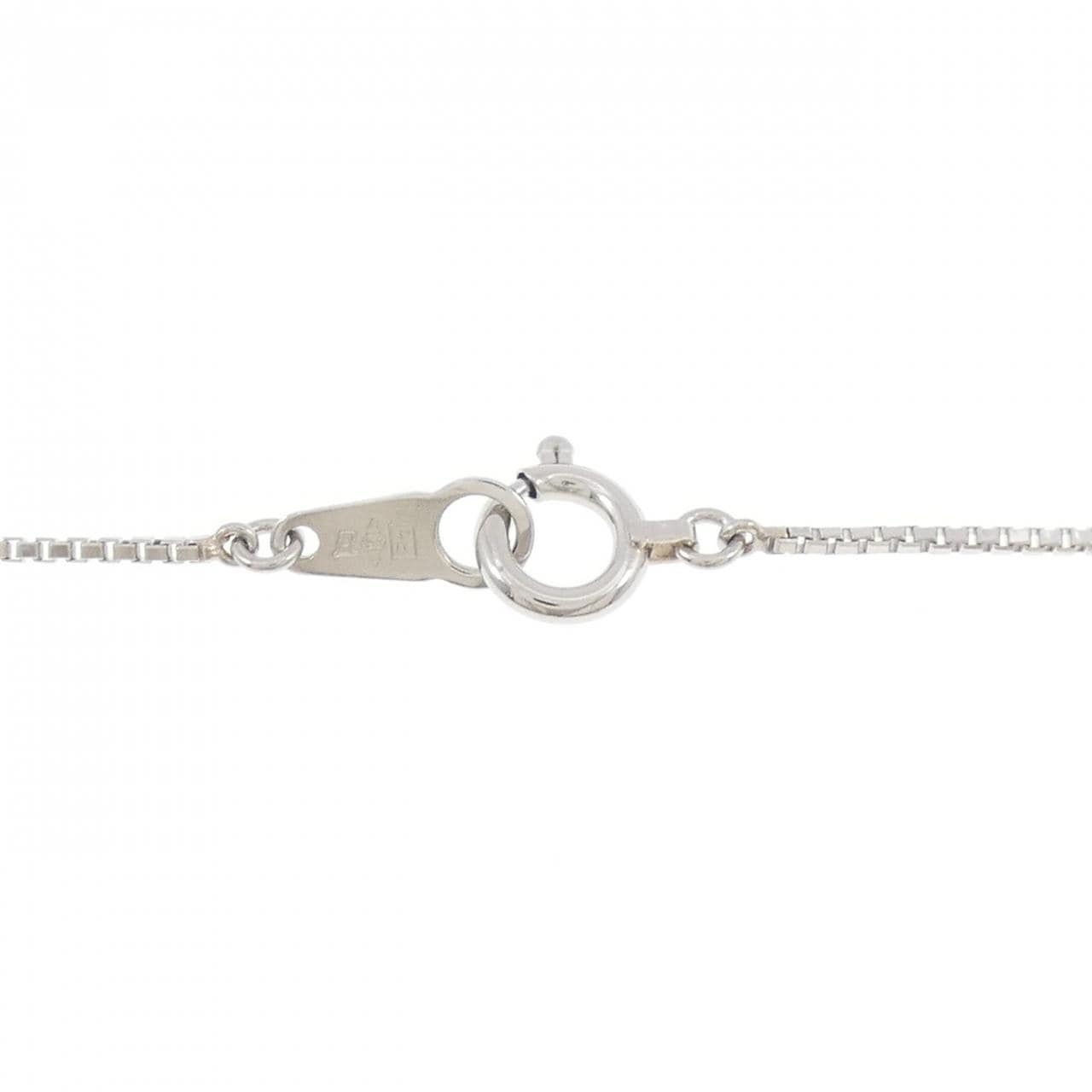 PT900/PT850 フラワー ダイヤモンド ネックレス 1.01CT