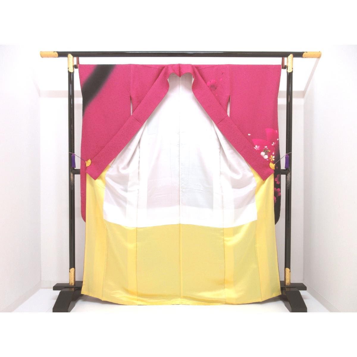 振袖　友禅金彩加工