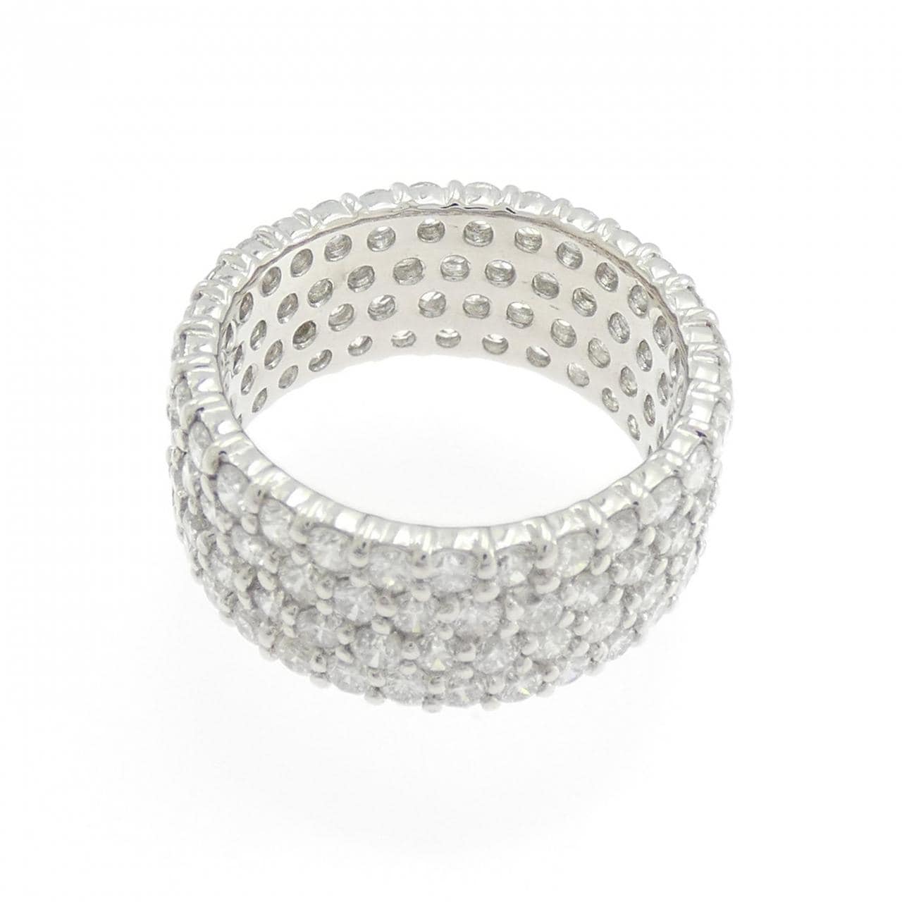PT900 フルエタニティ ダイヤモンド リング 3.15CT