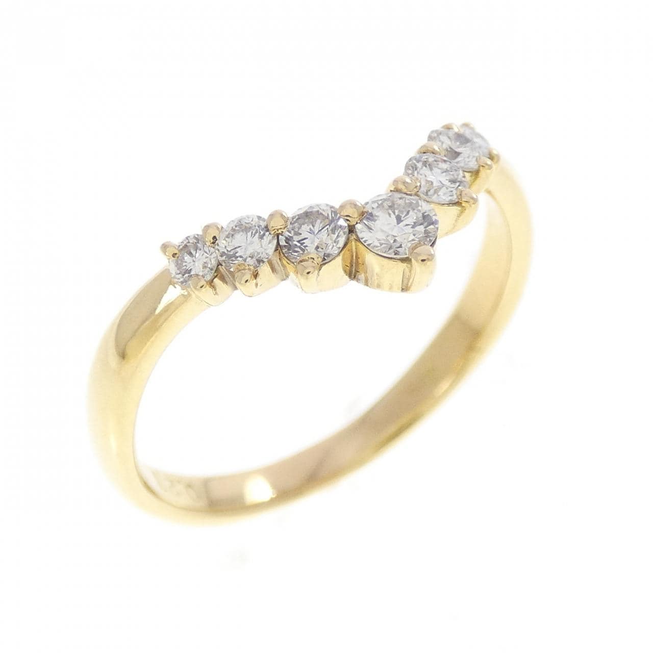 K18YG ダイヤモンド リング 0.27CT