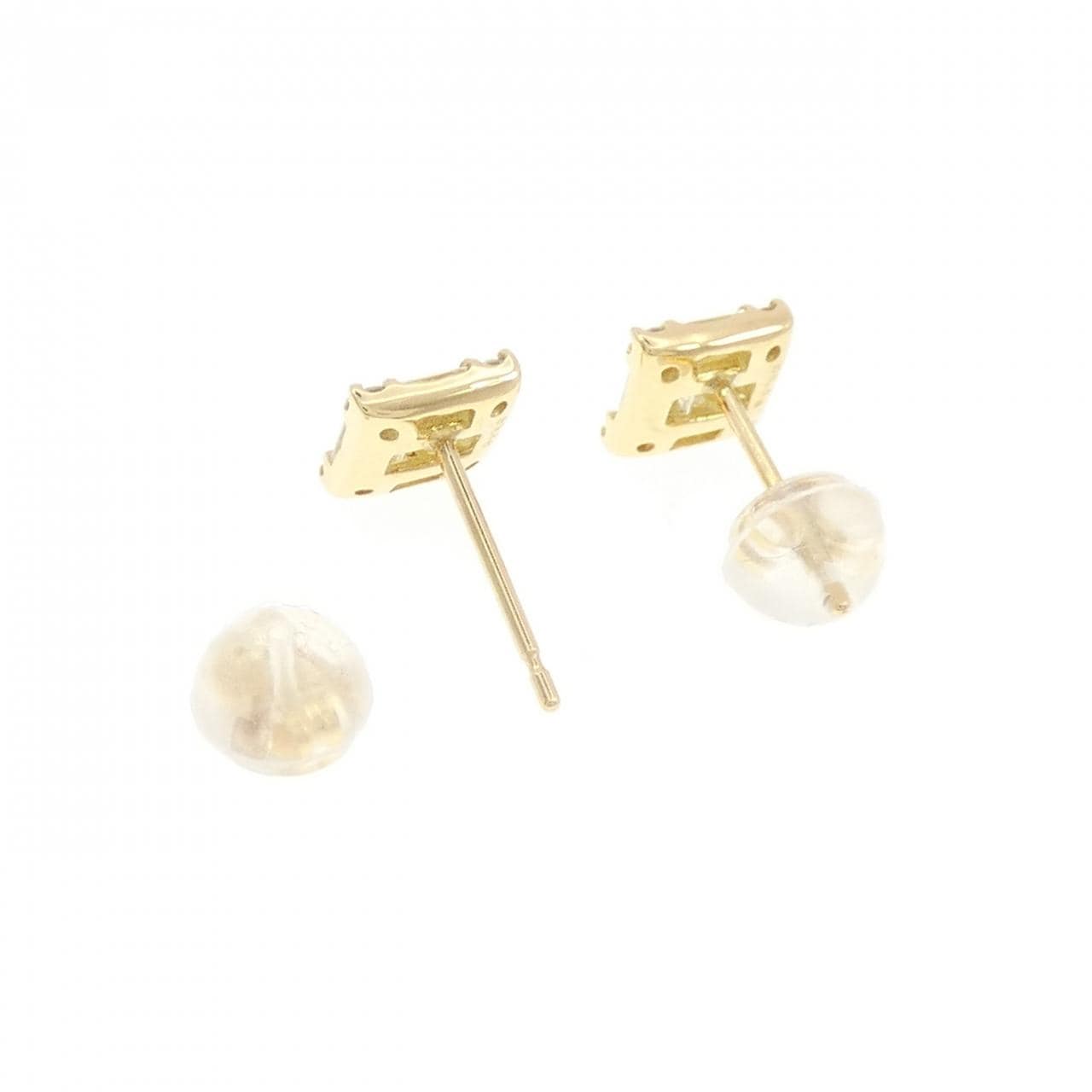 [BRAND NEW] K18YG Diamond earrings 0.40CT
