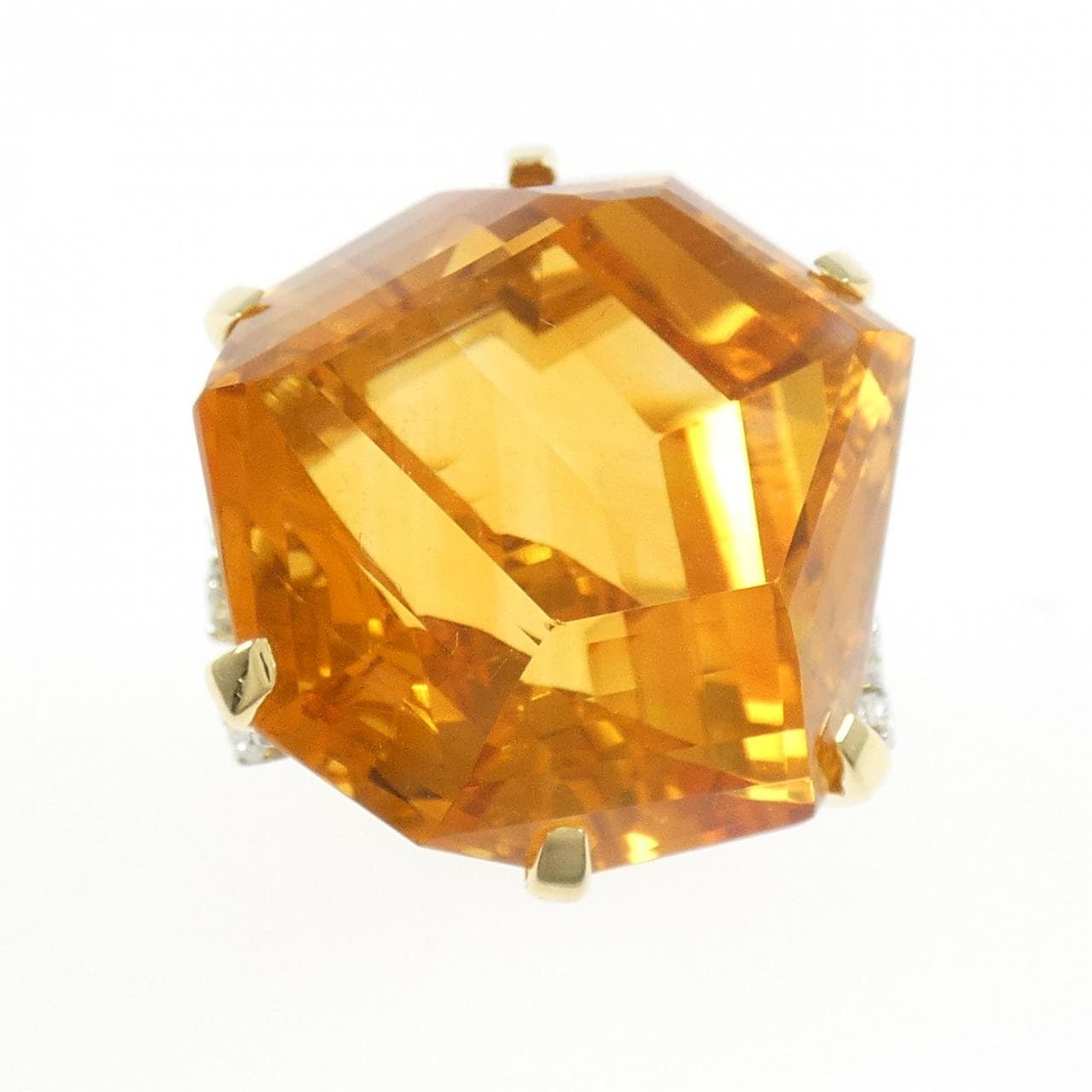 ミキモト シトリン リング 34.14CT