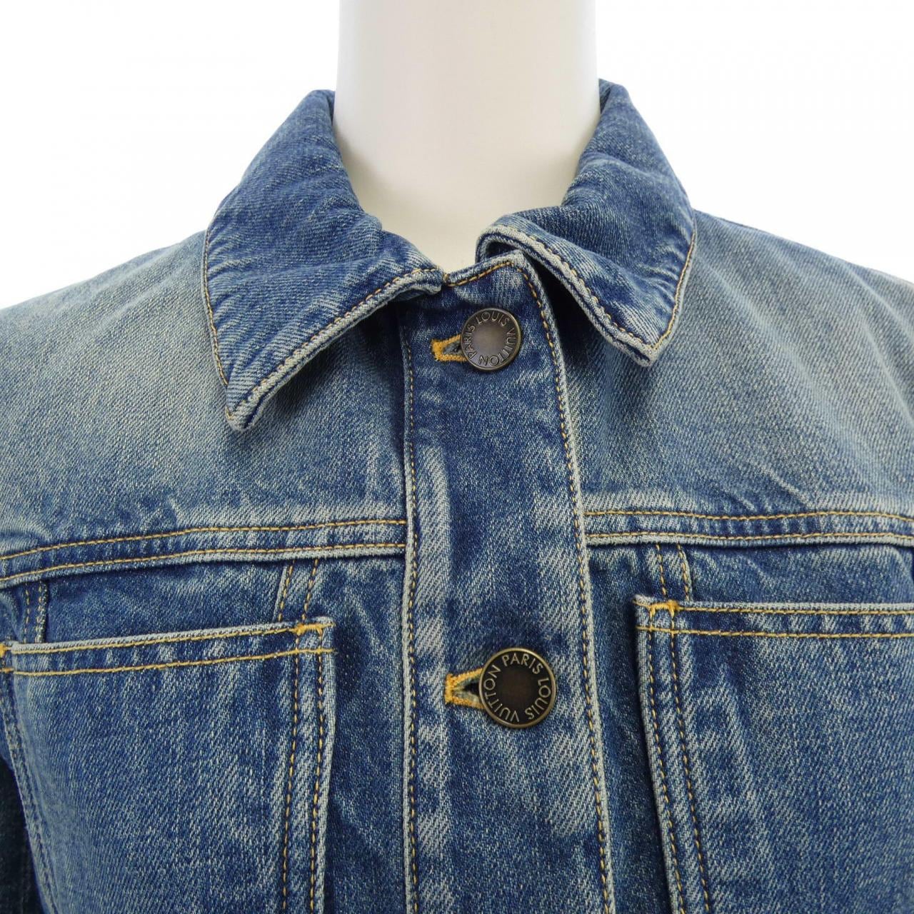ルイヴィトン LOUIS VUITTON ショートデニムジャケット FQJA20GM1 デニムジャケット