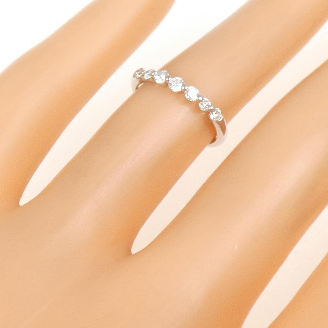 K18WG ダイヤモンド リング 0.25CT