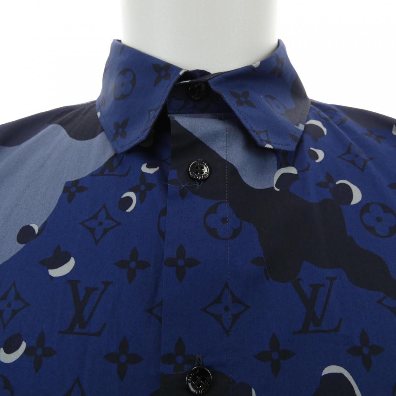 ルイヴィトン LOUIS VUITTON モノグラムカモフラージュDNAオセアン HIS07WTKJ シャツ