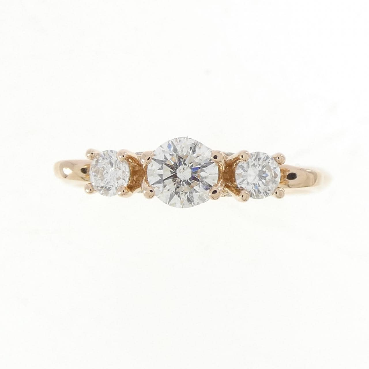 K18PG ダイヤモンド リング 0.25CT