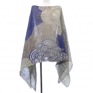 プリーツプリーズ PLEATS PLEASE 2008 ドット　ボーダー PP84-AD181 7573063 ポンチョ