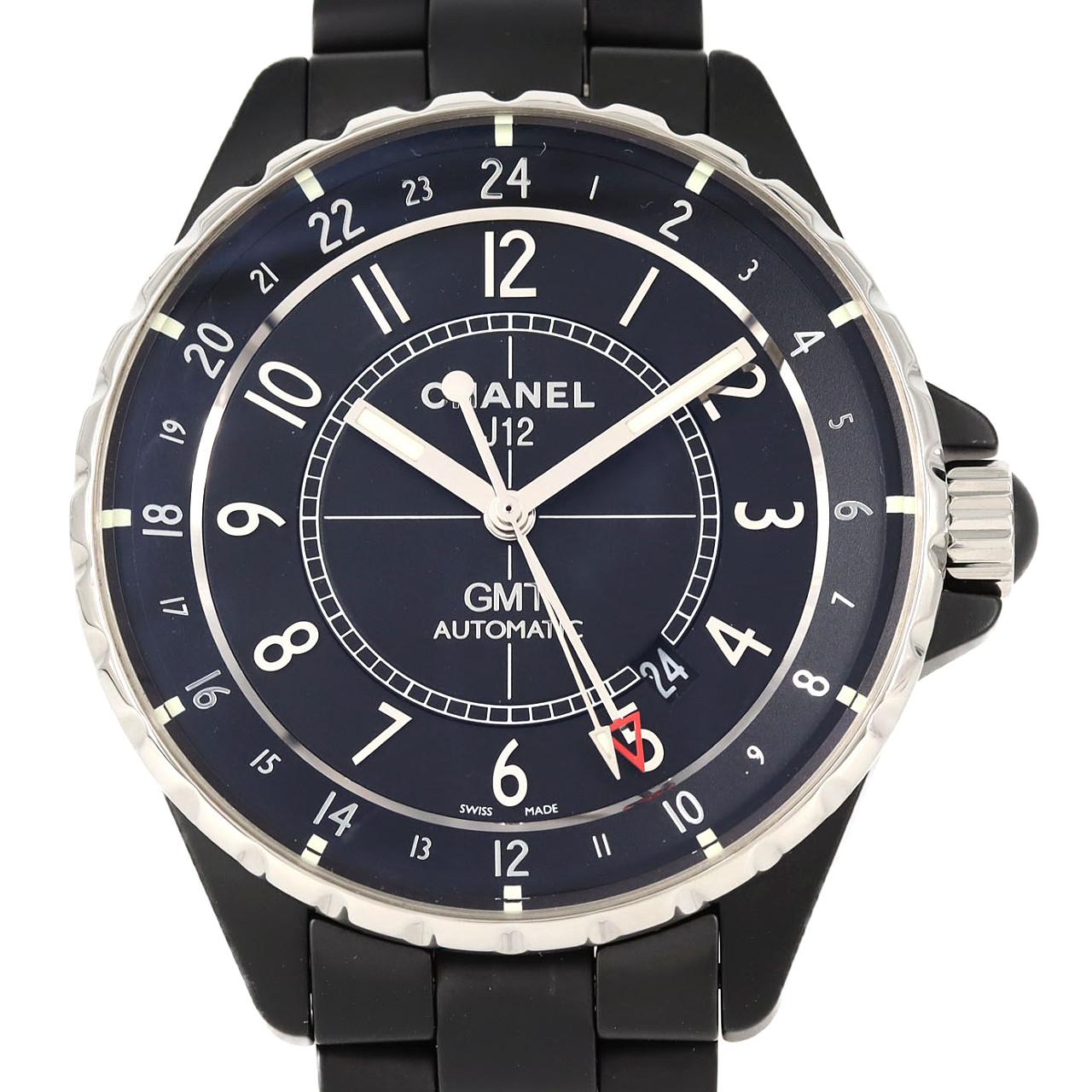 シャネル J12 41mmGMTマットセラミック H3101 セラミック 自動巻