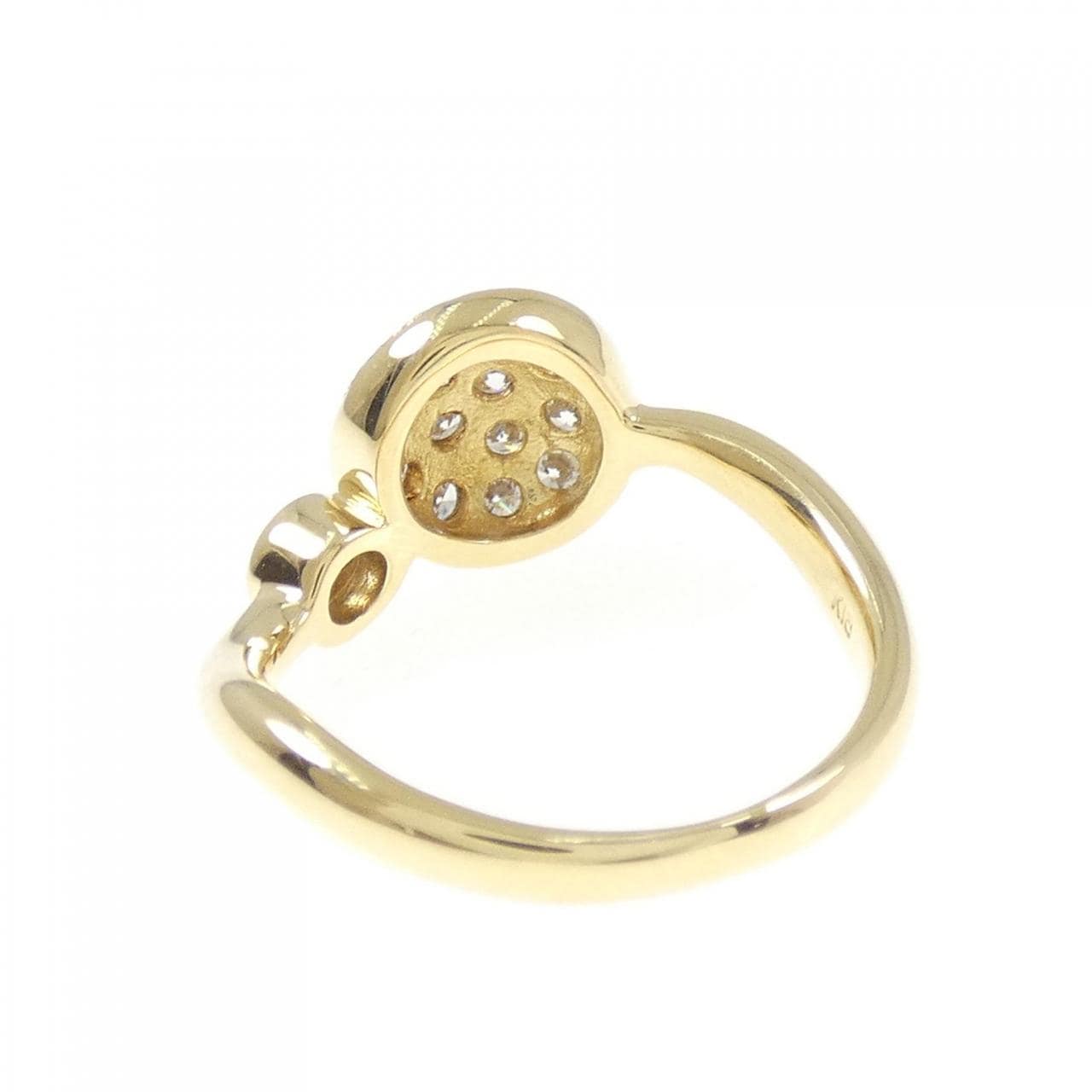 K18YG ダイヤモンド ピンキー リング 0.40CT