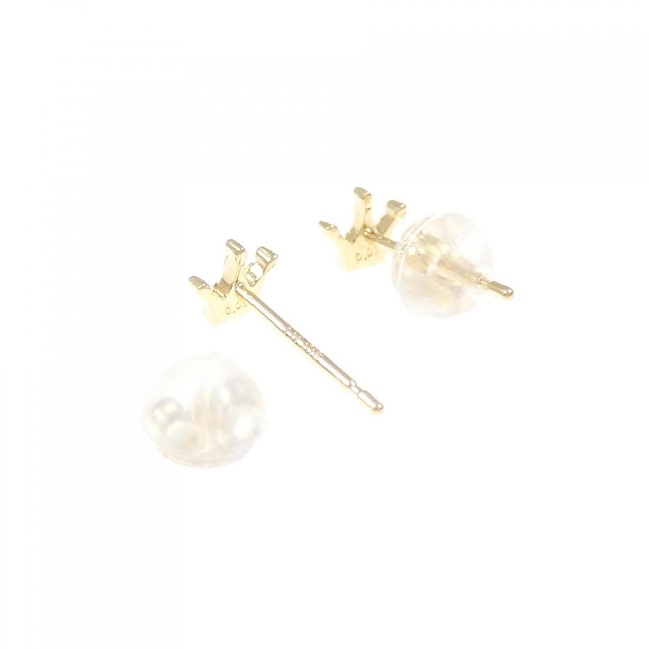 K18YG ダイヤモンド ピアス 0.02CT