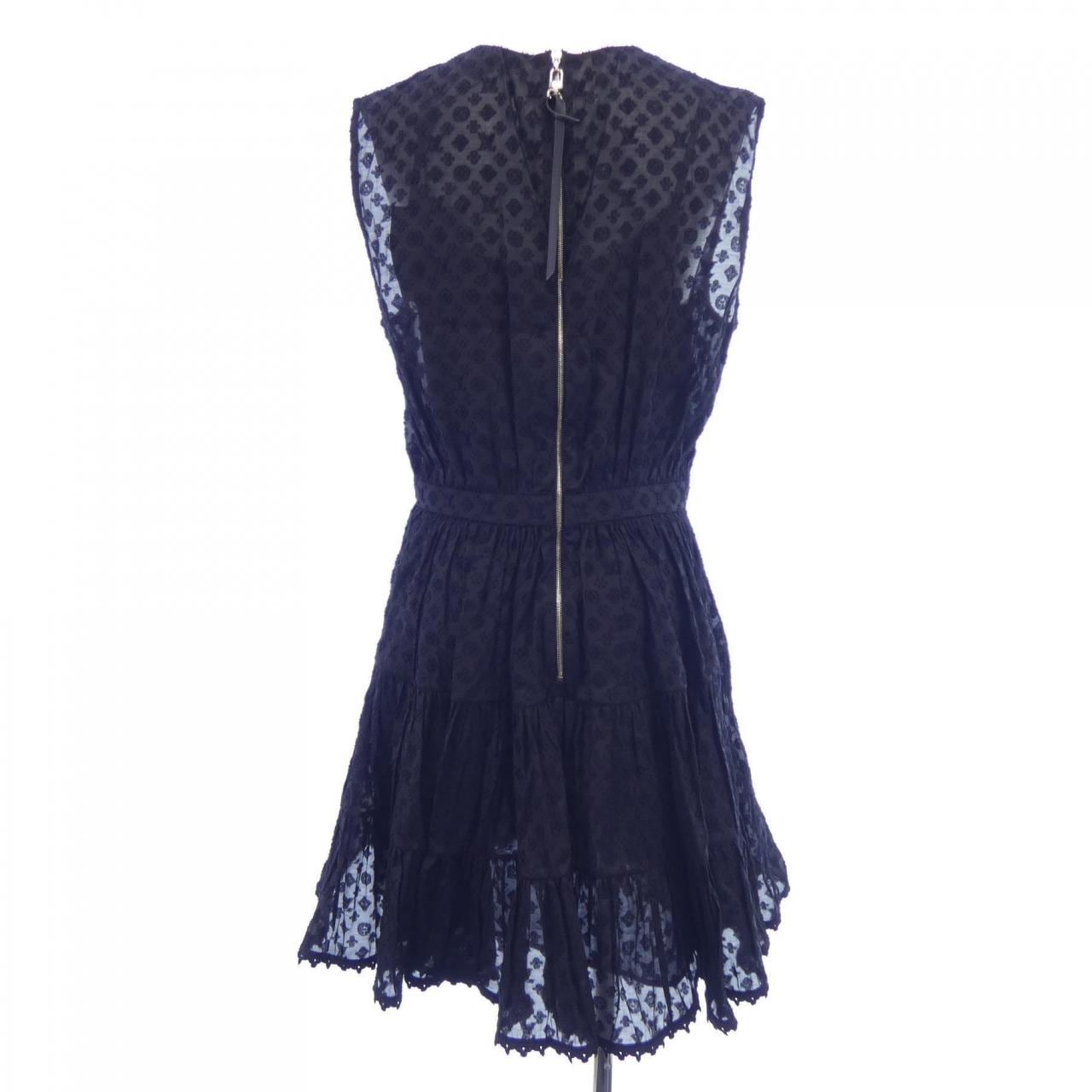 ルイヴィトン LOUIS VUITTON モノグラム フィルクーペ ティアードドレス FTDR49UM7 ワンピース