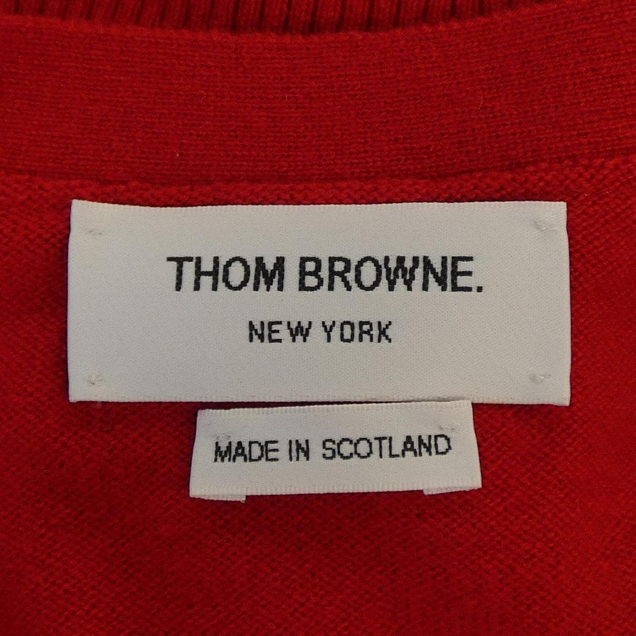 トムブラウン THOM BROWNE クラシック 4-BAR Vネック FKC001A カーディガン