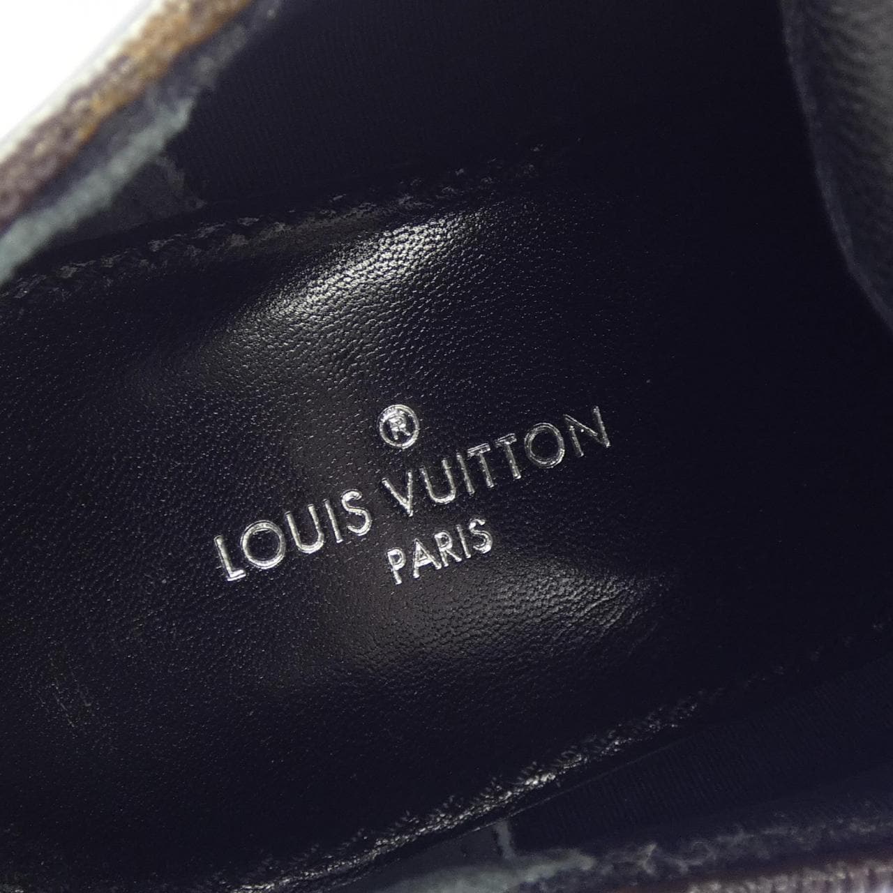ルイヴィトン LOUIS VUITTON モノグラムキャンバス LVボブールライン ダービー シューズ