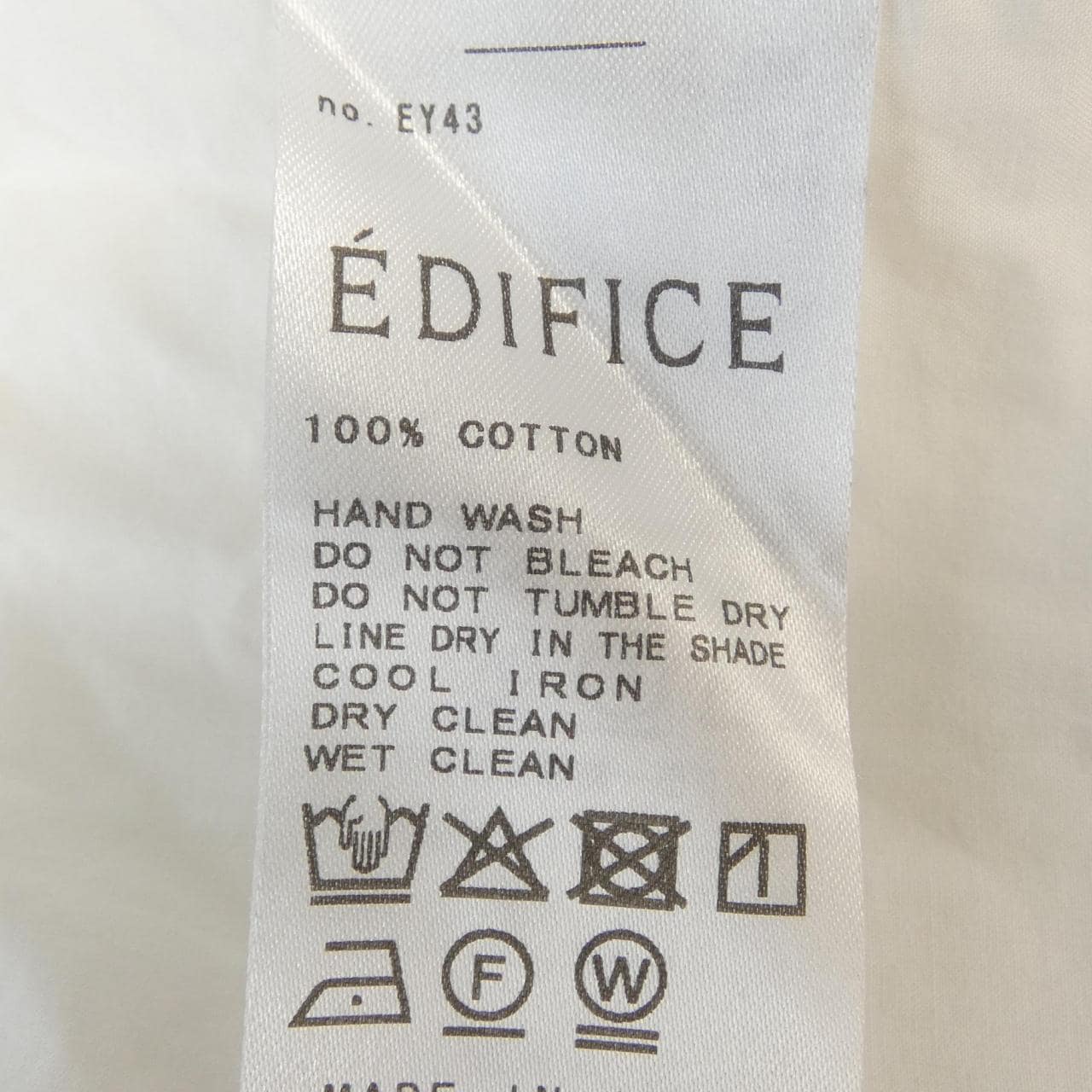 エディフィス EDIFICE S／Sシャツ