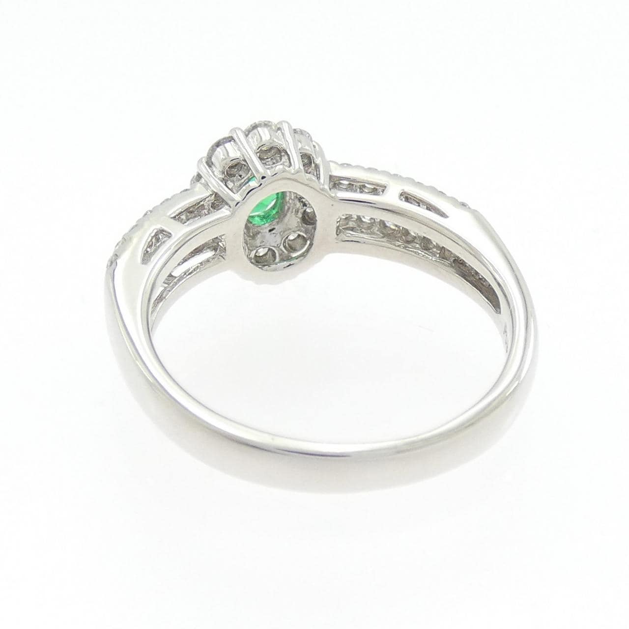 PT900 エメラルド リング 0.15CT