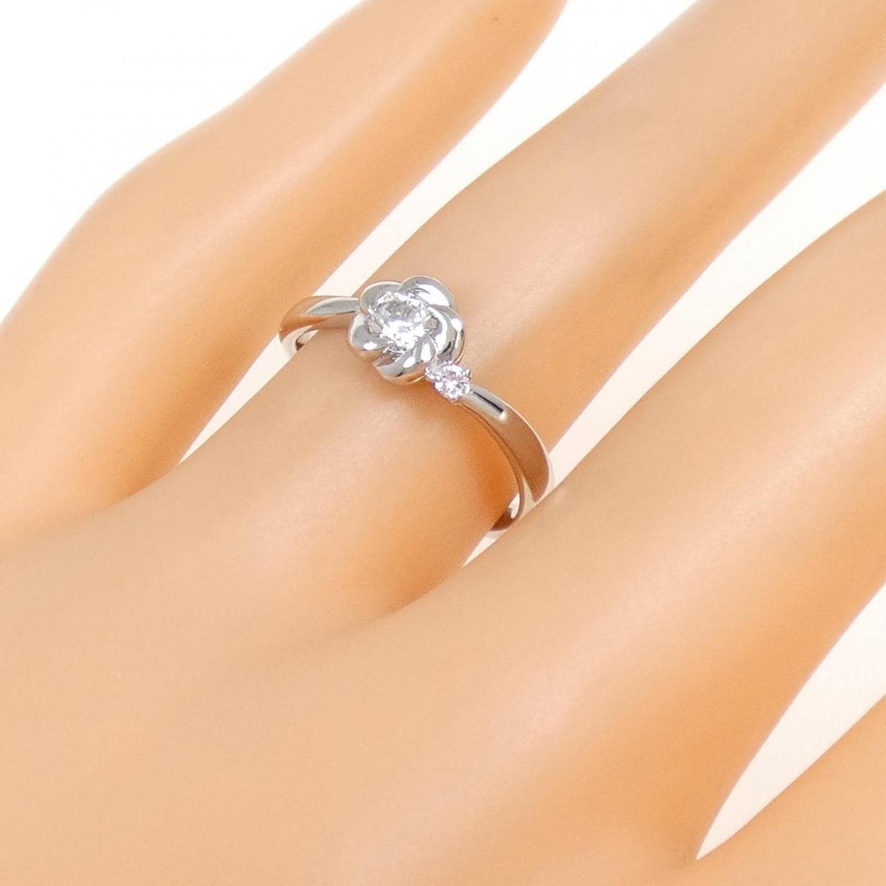 PT ローズ ダイヤモンド リング 0.17CT