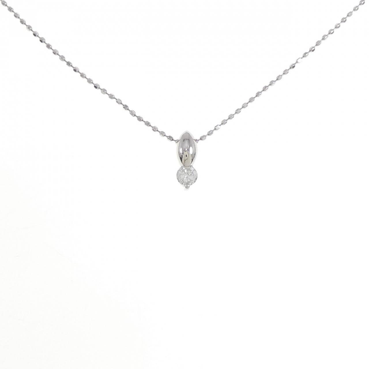PT900/PT850 ダイヤモンド ネックレス 0.11CT