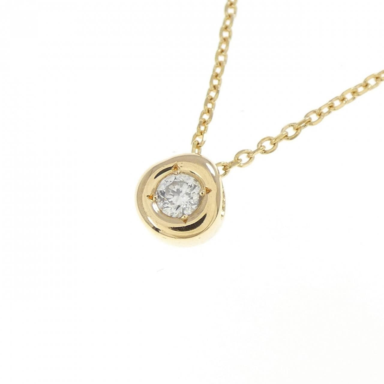 K18YG ダイヤモンド ネックレス 0.05CT