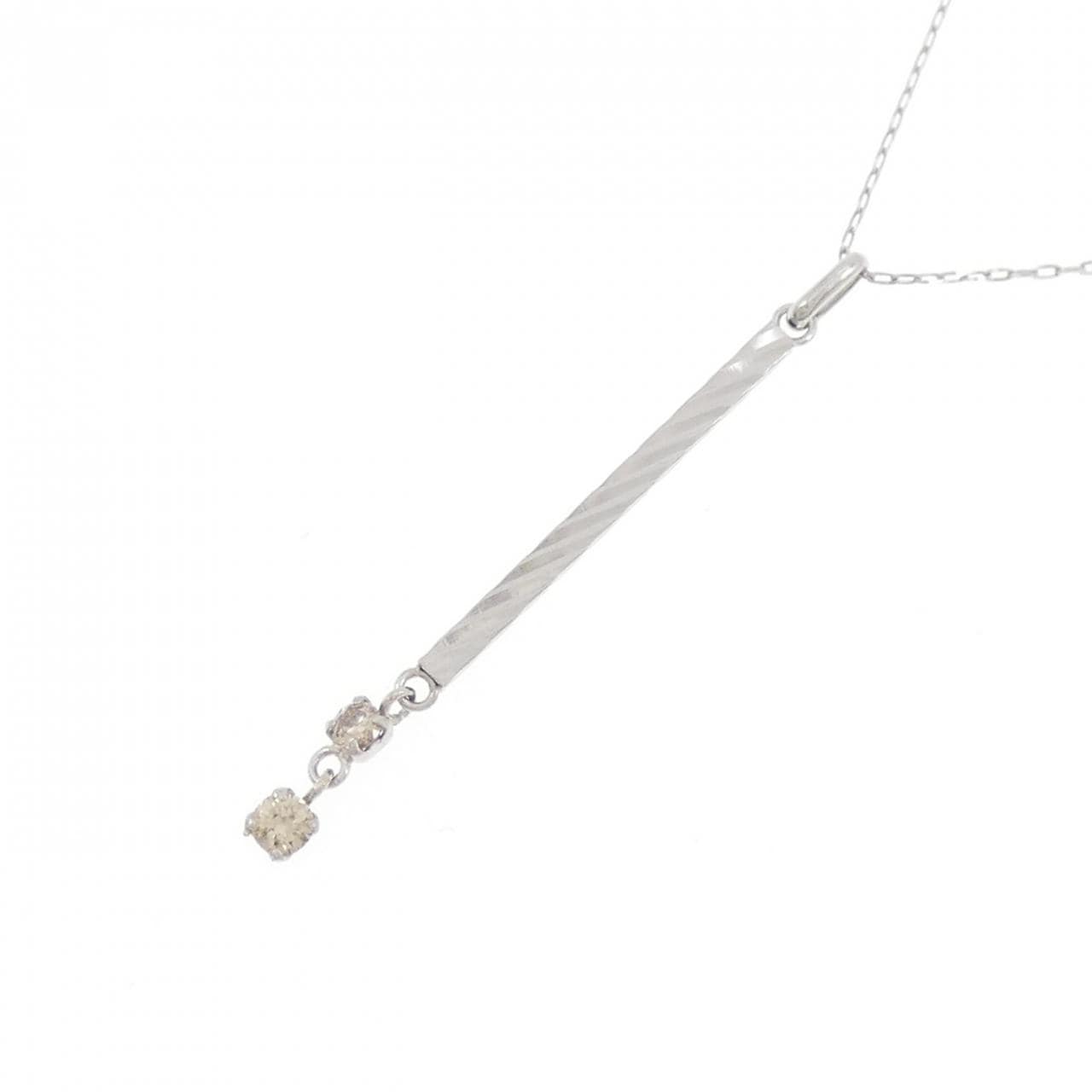 PT900 ダイヤモンド ネックレス