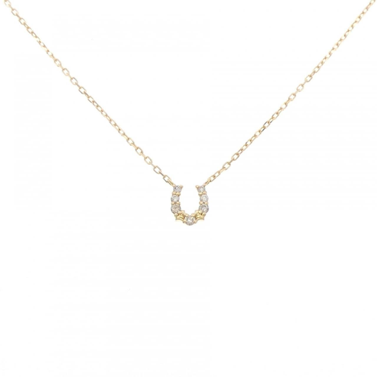アガット ダイヤモンド ネックレス 0.05CT
