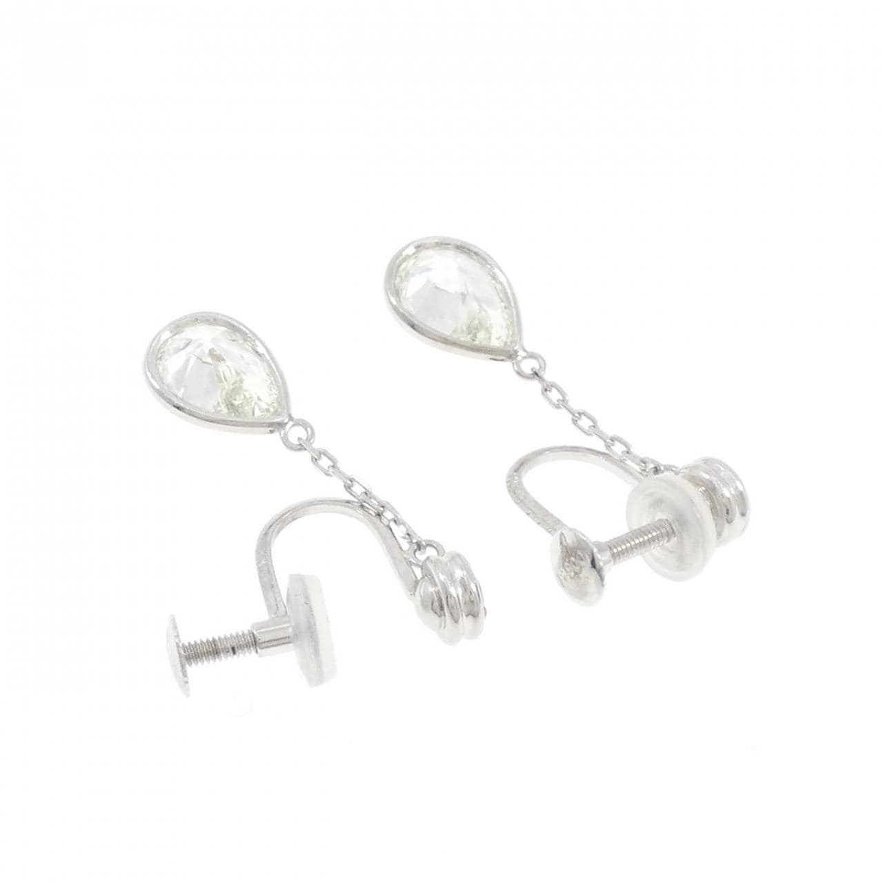 PT900 ダイヤモンド イヤリング 2.356CT