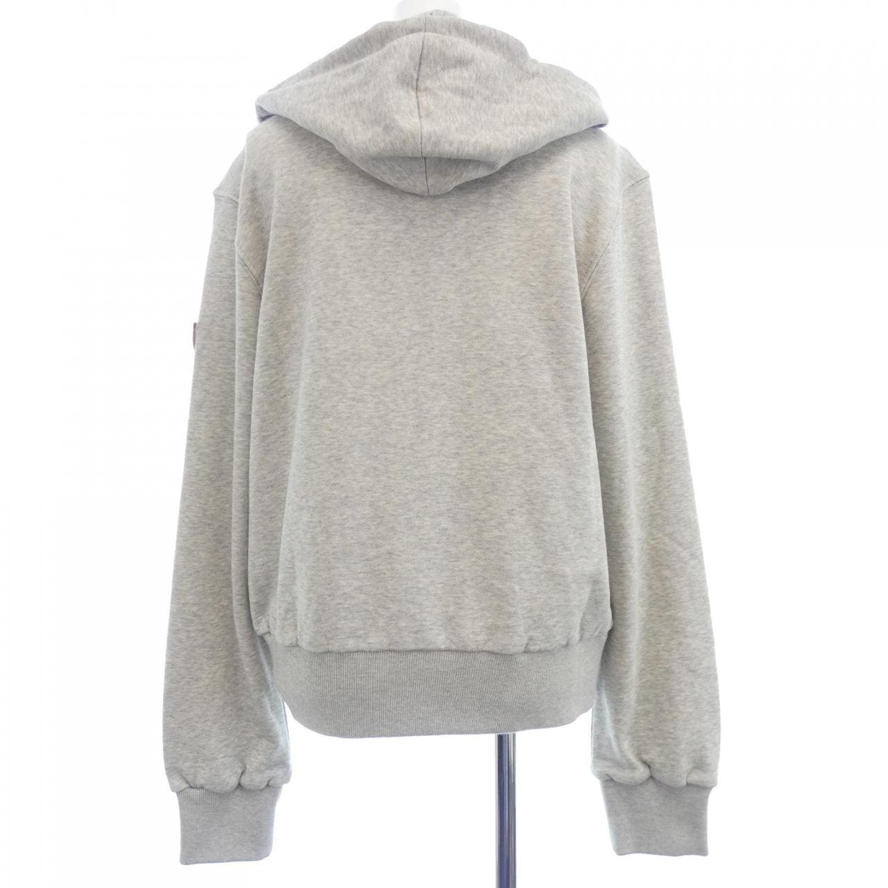 ルイヴィトン LOUIS VUITTON レザーアクセントフーディ FTST09LV8 パーカー