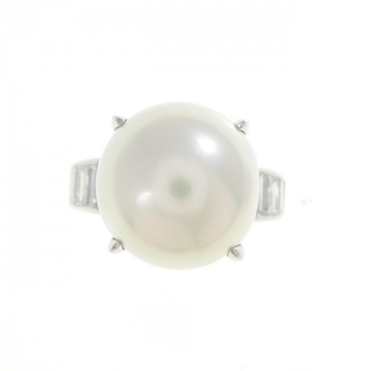PT900 白蝶パール リング