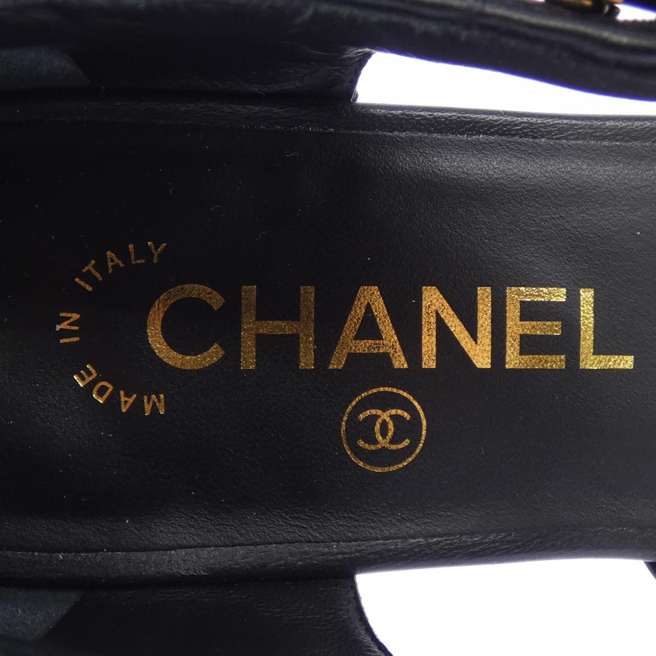 シャネル CHANEL バレリーナ ターンロック G38441Y55573 フラットシューズ