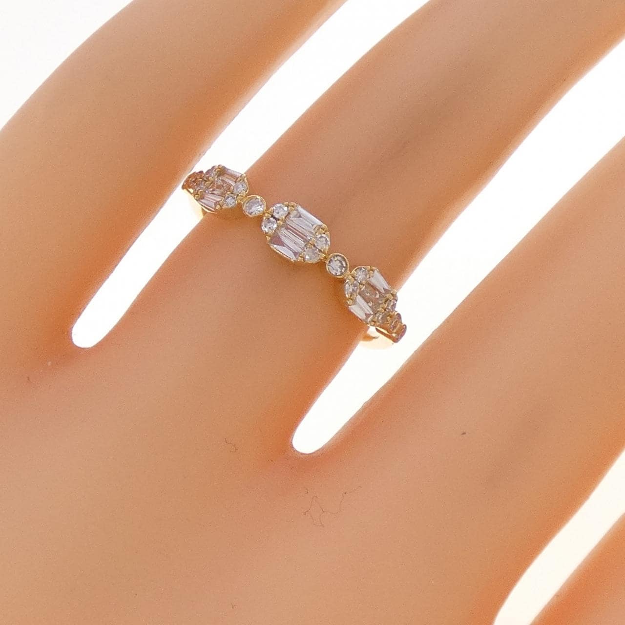 K18YG ダイヤモンド リング 0.30CT